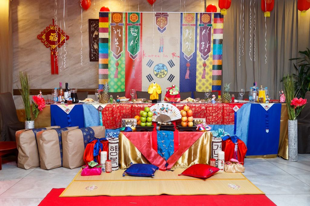 Оформление праздника Хангаби Главный стол